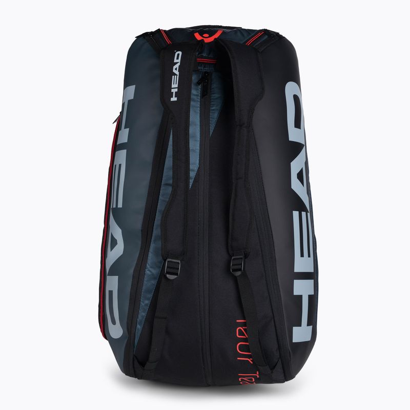 Чанта за тенис HEAD Tour Team 12R Monstercombi черно-сива 283130 4