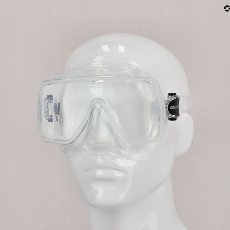 Маска за гмуркане Cressi SF1 прозрачна ZDN331000 7