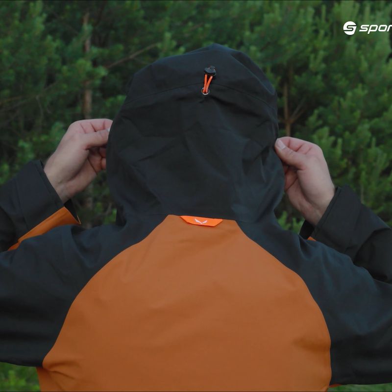Мъжко дъждобранно яке Salewa Moiazza GTX-Pac кафяво/черно 00-0000027910 10