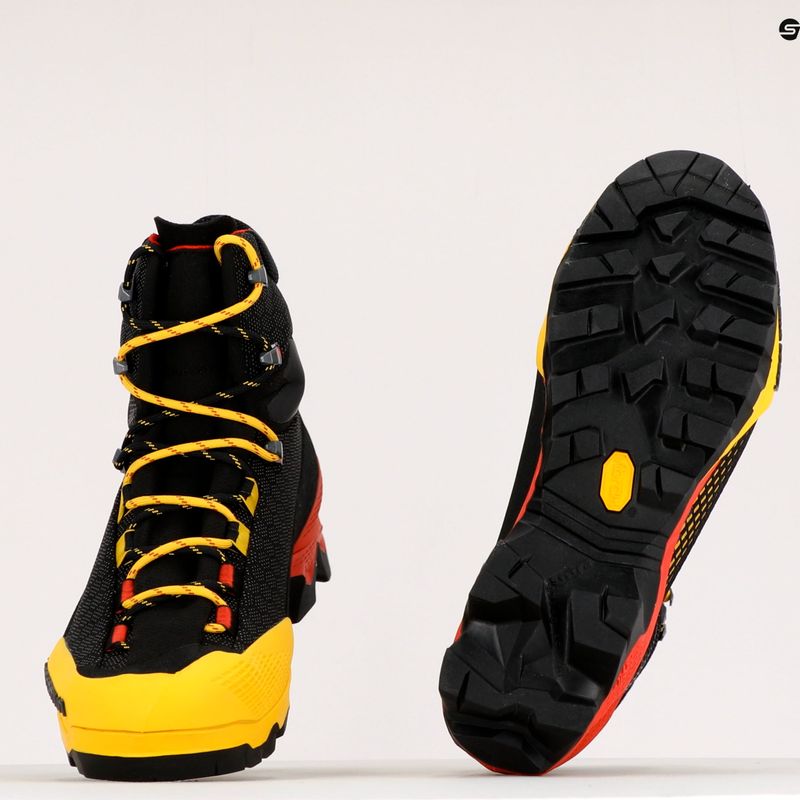 Високопланински ботуши за мъже La Sportiva Aequilibrium ST GTX black/yellow 10