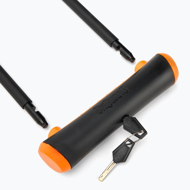 Заключващо устройство за велосипед OnGuard Neon 8154OR U-Lock black/orange 3