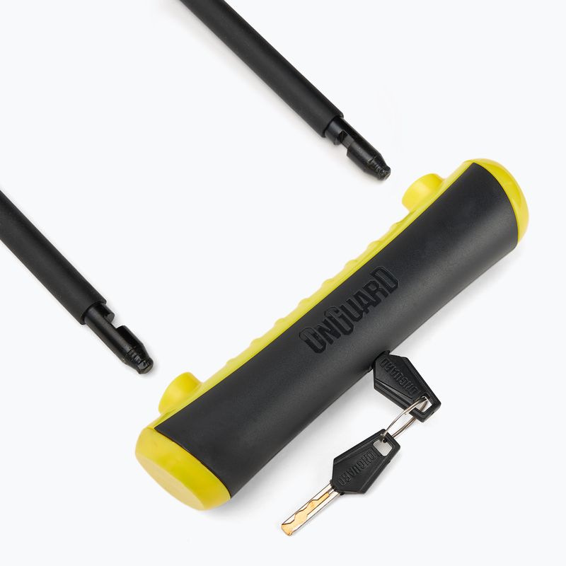 Заключващо устройство за велосипед OnGuard Neon 8154YL U-Lock black/yellow 3