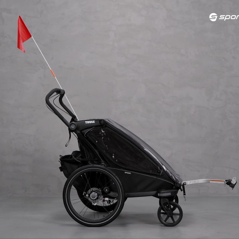 Thule Chariot Sport двойно ремарке за велосипед черно 10201023 10