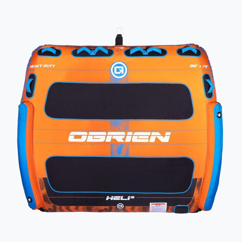 Плаващо устройство за теглене O'Brien Heli 3 Boat Tube Orange / Blue 2