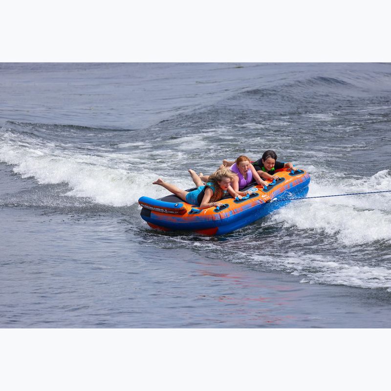 Плаващо устройство за теглене O'Brien Heli 3 Boat Tube Orange / Blue 8
