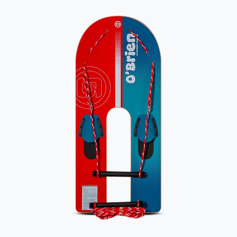 Комплект водни ски за деца O'Brien Platform Trainer Waterski red/blue