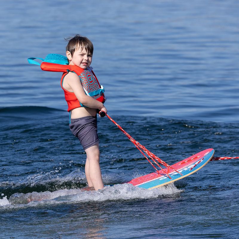 Комплект водни ски за деца O'Brien Platform Trainer Waterski red/blue 3
