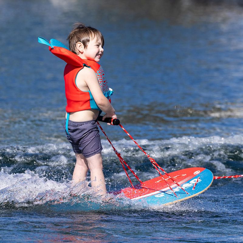 Комплект водни ски за деца O'Brien Platform Trainer Waterski red/blue 4