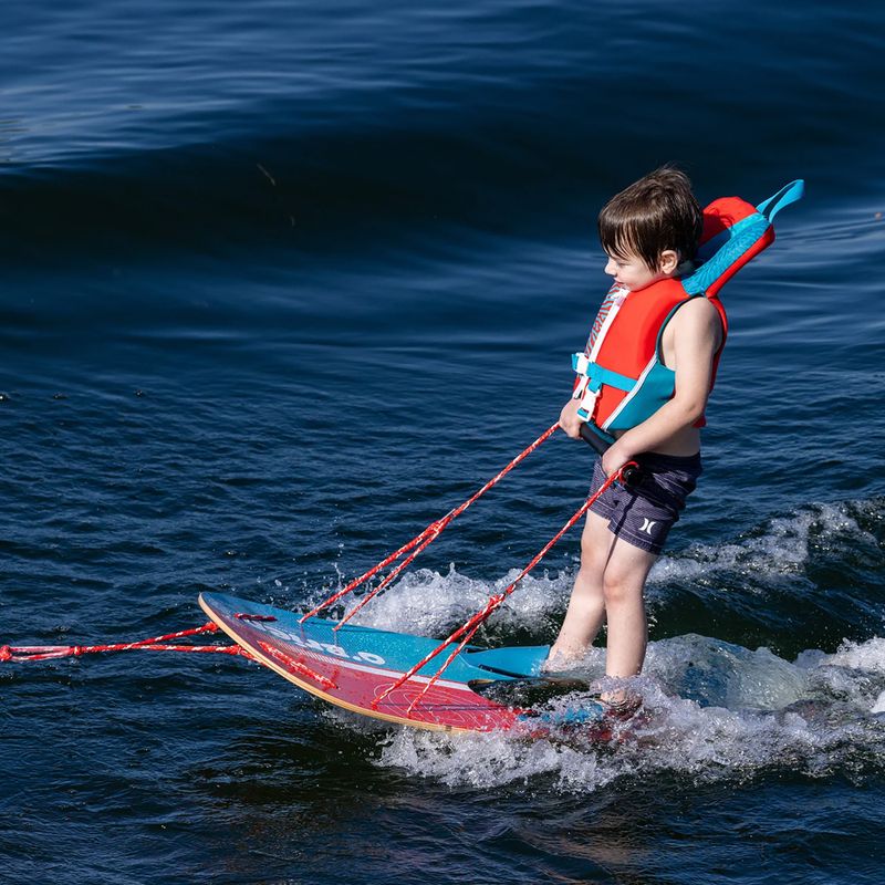 Комплект водни ски за деца O'Brien Platform Trainer Waterski red/blue 5