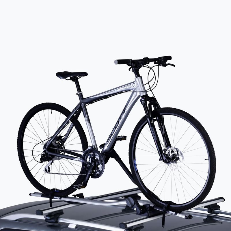 Носач за велосипеди Thule ProRide, монтиран на покрива, сребърен 591018 3