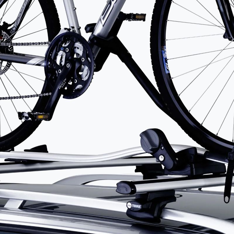 Носач за велосипеди Thule ProRide, монтиран на покрива, сребърен 591018 4