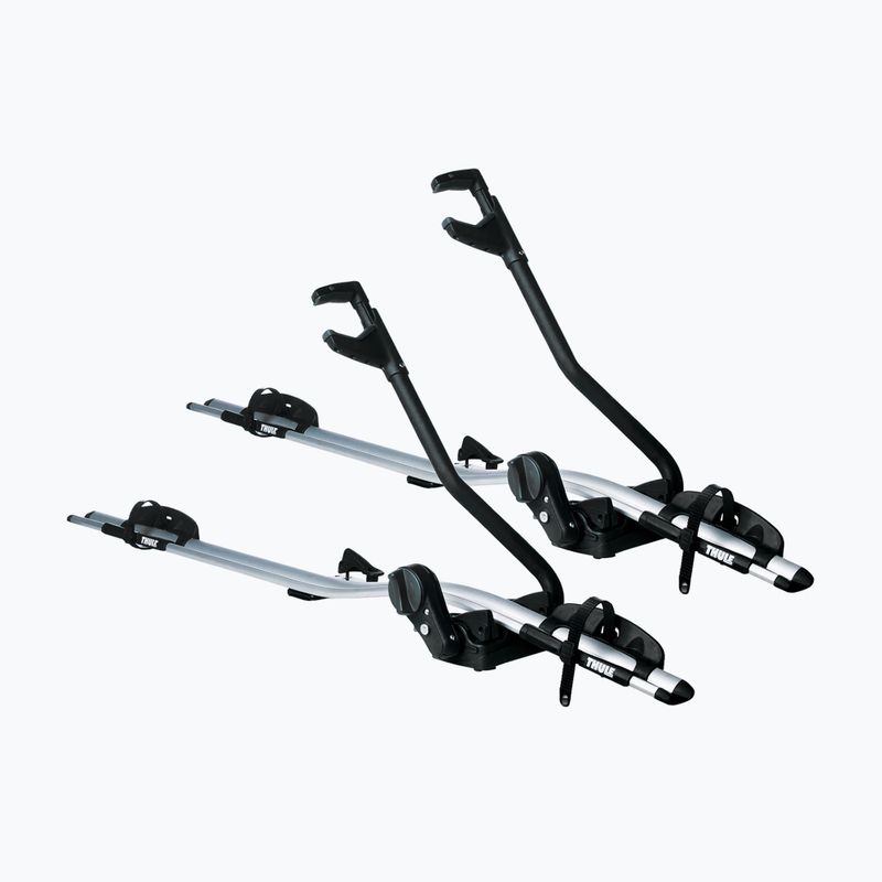 Thule ProRide Twin Pack багажник за велосипеди на покрива сребърен 591040