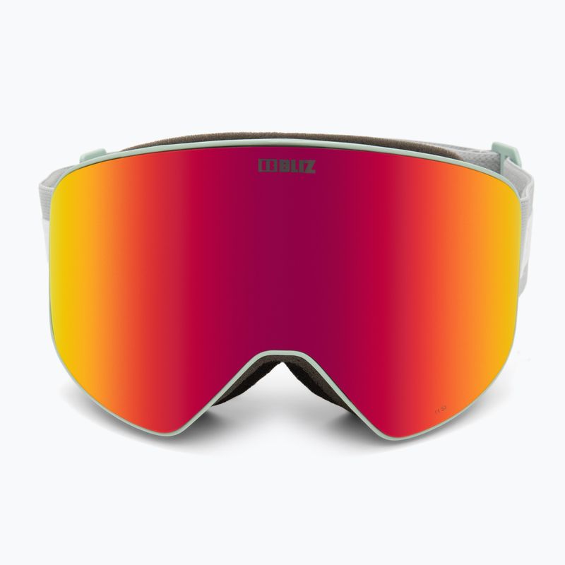 Скиорски очила Bliz Flow matt light grey/brown red multi/pink 3