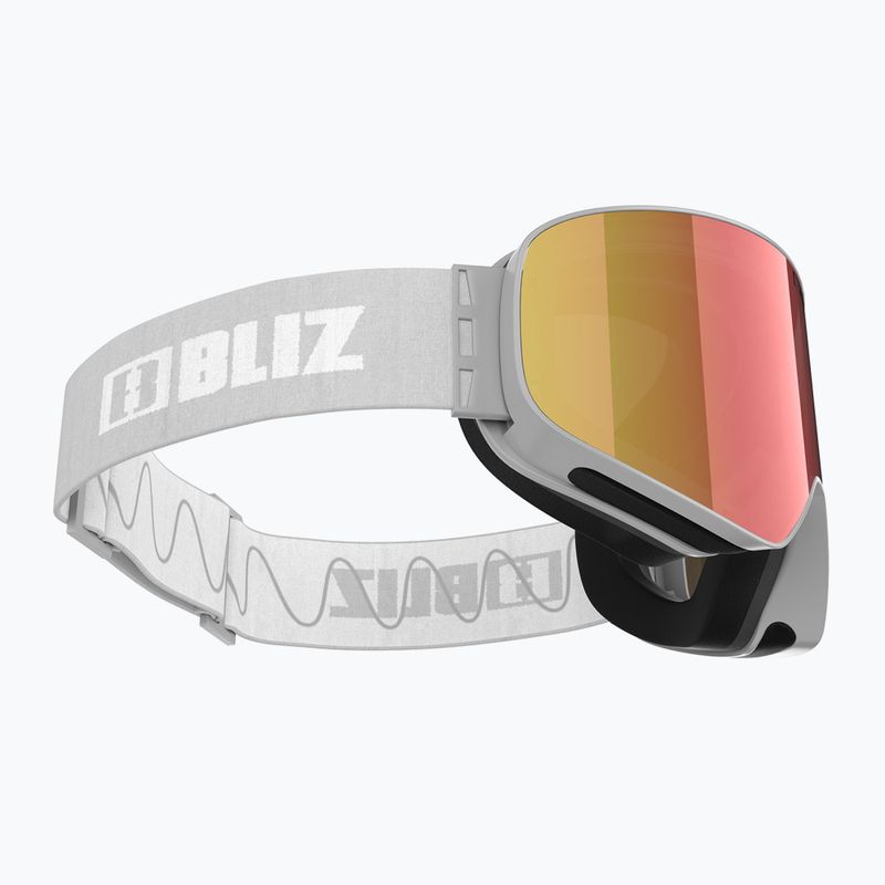 Скиорски очила Bliz Flow matt light grey/brown red multi/pink 4