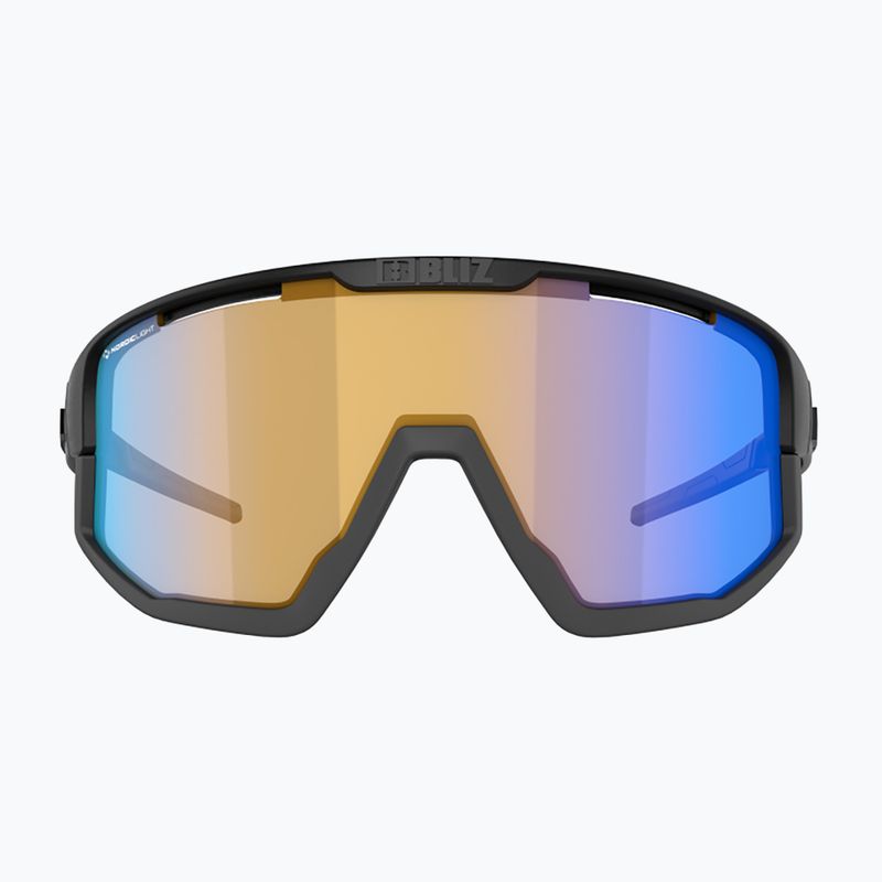 Bliz Vision Nano Optics Nordic Light S2 матово черно/светло коралово/оранжево синьо мулти очила за велосипед 5
