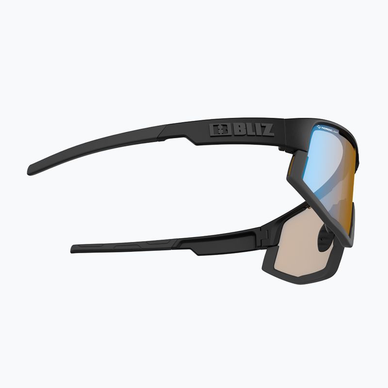 Bliz Vision Nano Optics Nordic Light S2 матово черно/светло коралово/оранжево синьо мулти очила за велосипед 6