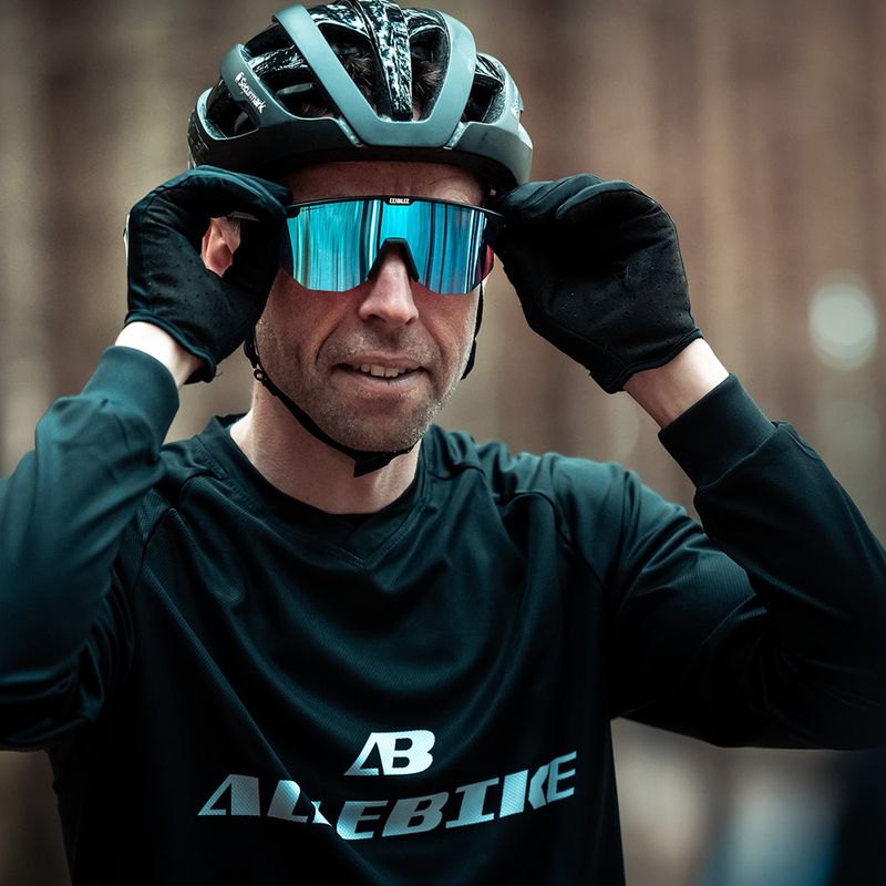 Очила за колоездене Bliz Hero Nano Optics Nordic Light S2 матово черно/светла бегония/виолетово синьо мулти 10