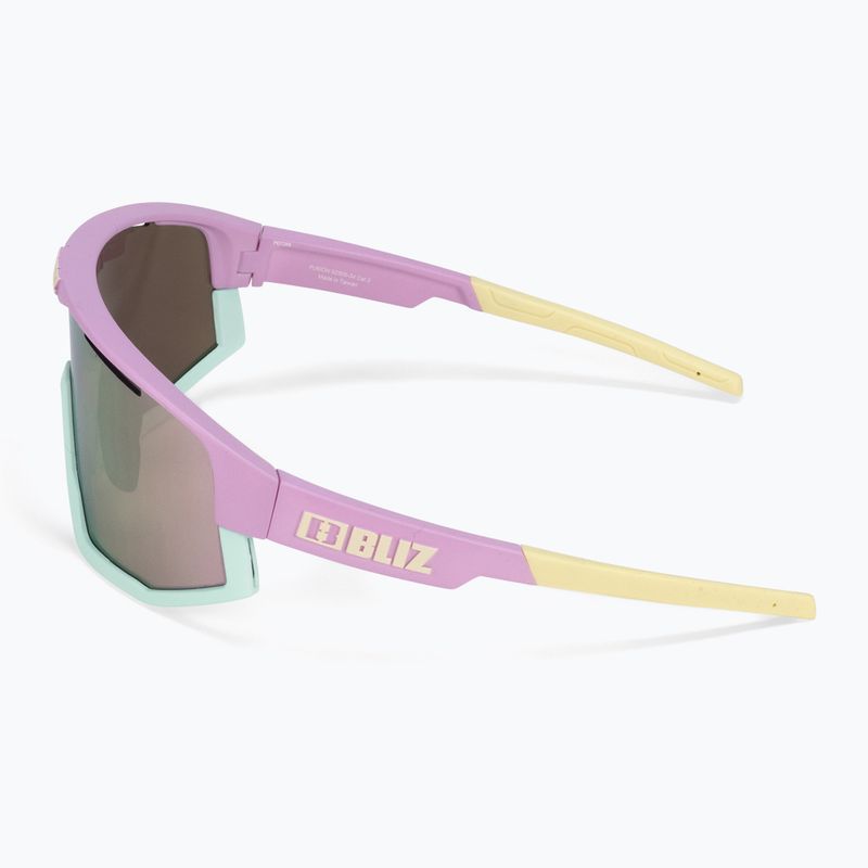 Слънчеви очила Bliz Fusion matt pastel purple yellow logo/brown pink multi 5