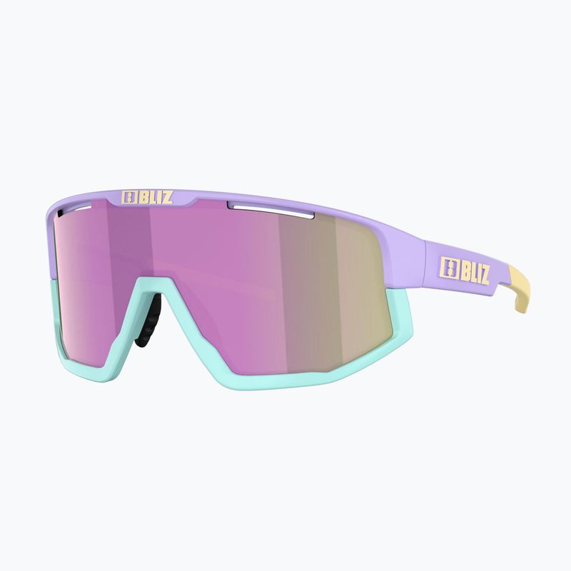 Слънчеви очила Bliz Fusion matt pastel purple yellow logo/brown pink multi 7
