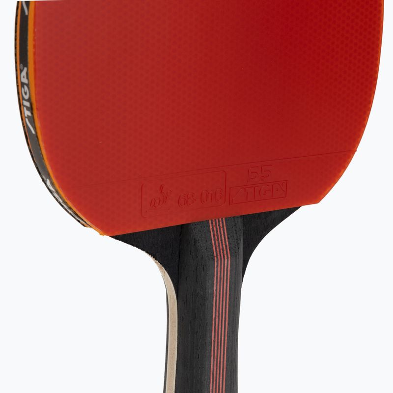 Ракета за тенис на маса STIGA Flexure V2 5-Star black/red 5