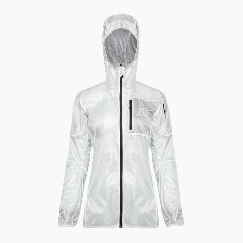 Дамско яке за трекинг Haglöfs L.I.M Shield Hood white 605237