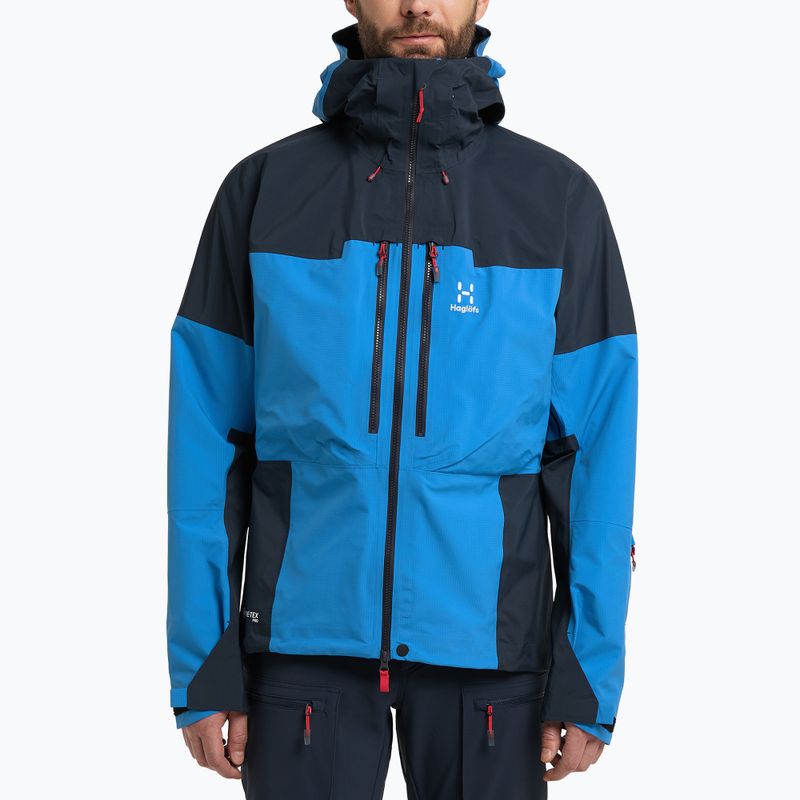 Мъжко дъждобранно яке Haglöfs Spitz GTX PRO, синьо 605390