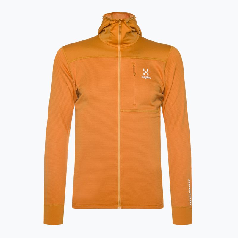 Мъжка блуза за преходи Haglöfs L.I.M Mid Multi Hood жълт 605370 4