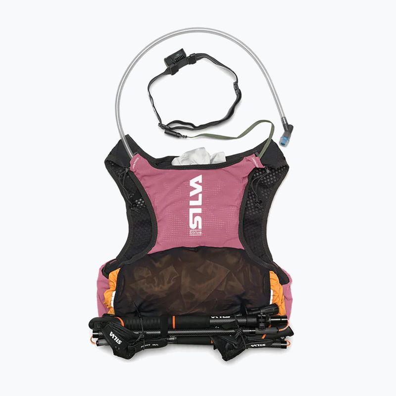 Жилетка за бягане Silva Strive 5L Vest rose 8