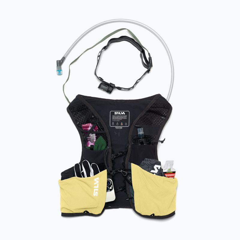 Жилетка за бягане Silva Strive 5 l yellow 7