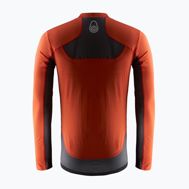 Мъжки Sail Racing Reference LS Rashguard Longsleeve fiery red 2