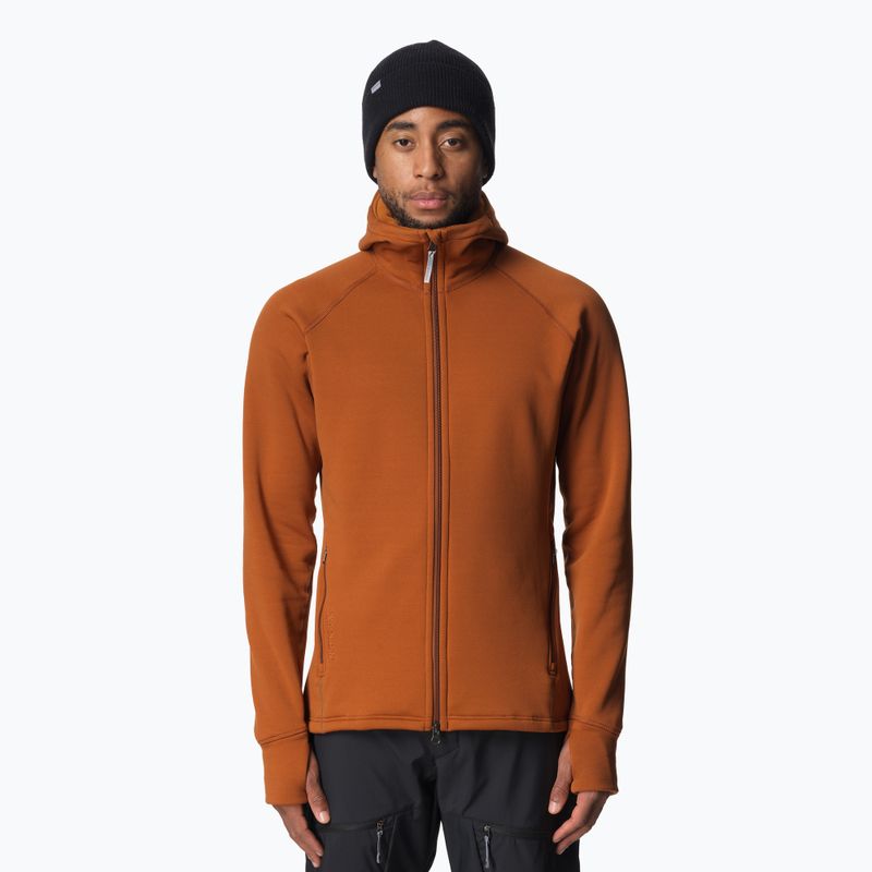 Мъжки суитшърт Houdini Power Houdi cinnamon brown