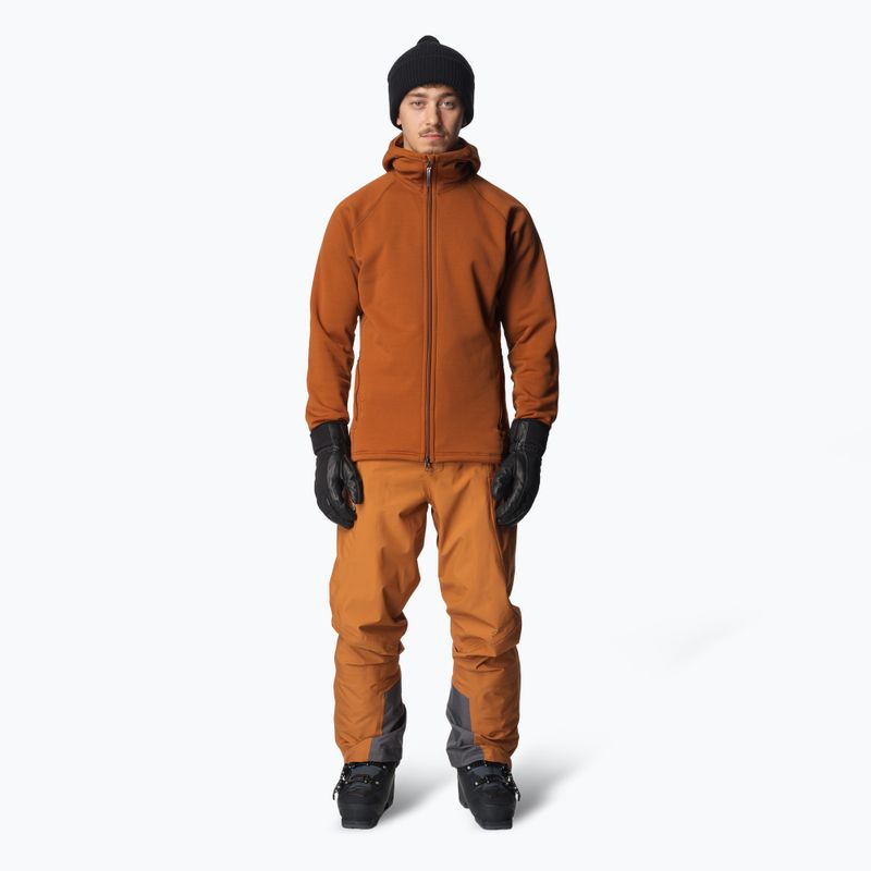 Мъжки суитшърт Houdini Power Houdi cinnamon brown 2
