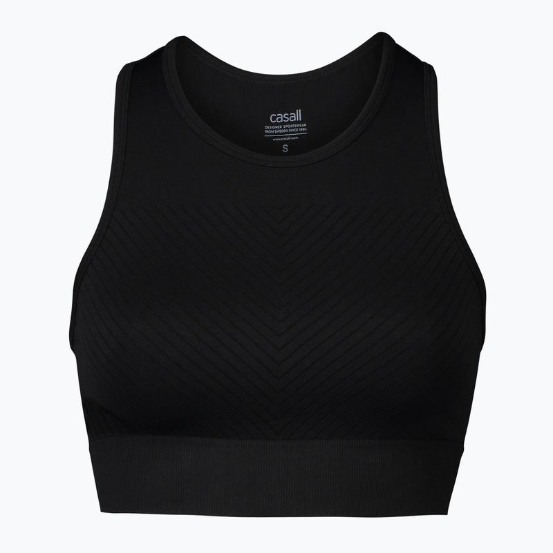 Casall Essential Block Seamless Sport дамски топ за обучение черен 22114 3