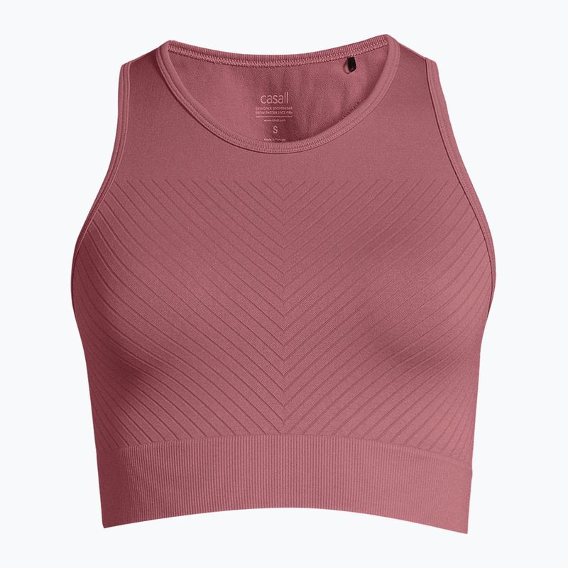 Casall Essential Block Seamless Sport дамски топ за тренировка, розов 22114 4