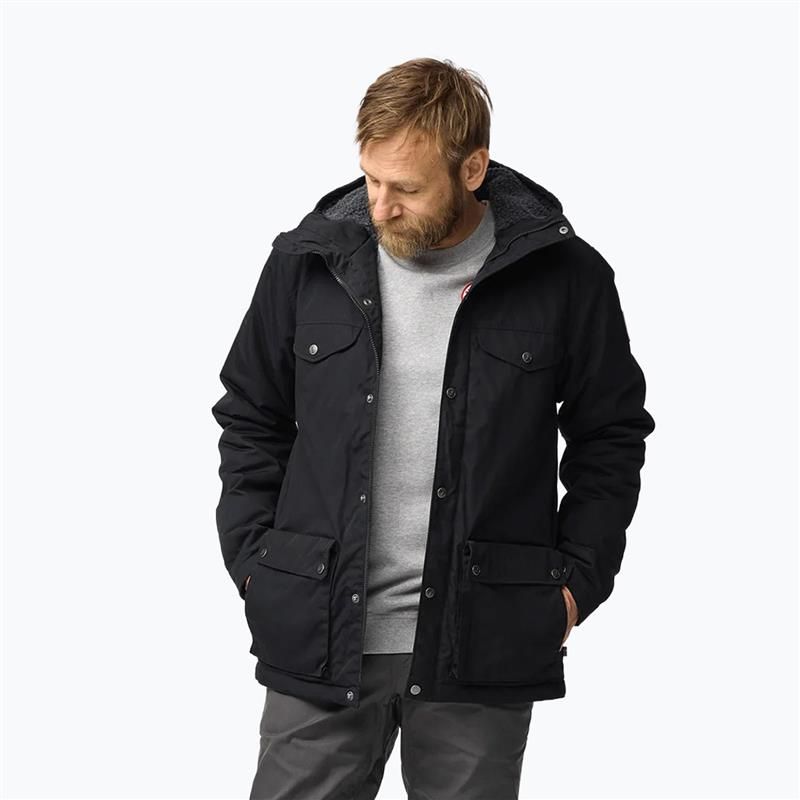 Мъжко яке за вятър Fjällräven Greenland Winter black