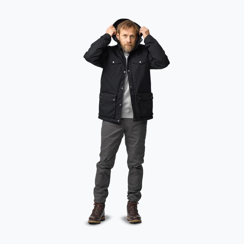 Мъжко яке за вятър Fjällräven Greenland Winter black 2