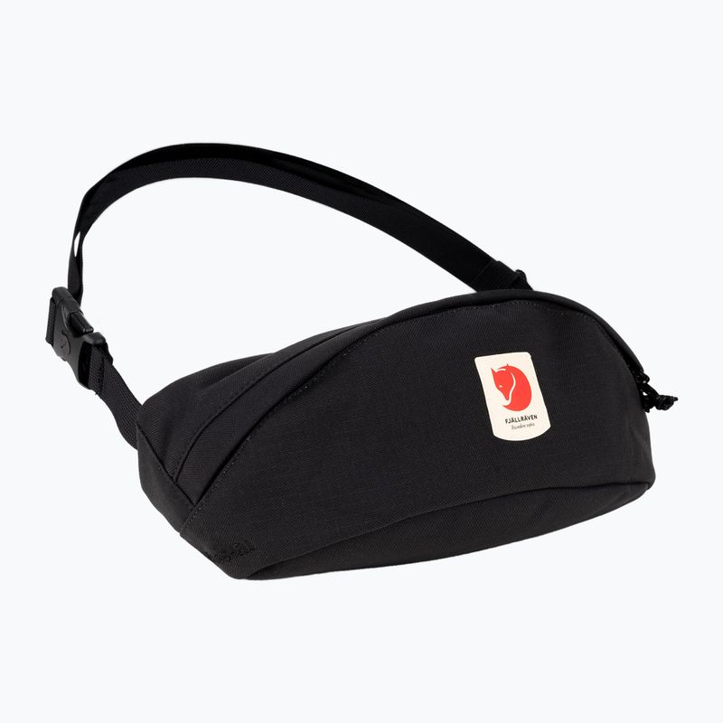 Fjällräven Ulvo Medium 550 бъбрековидна чанта черна F23165 2