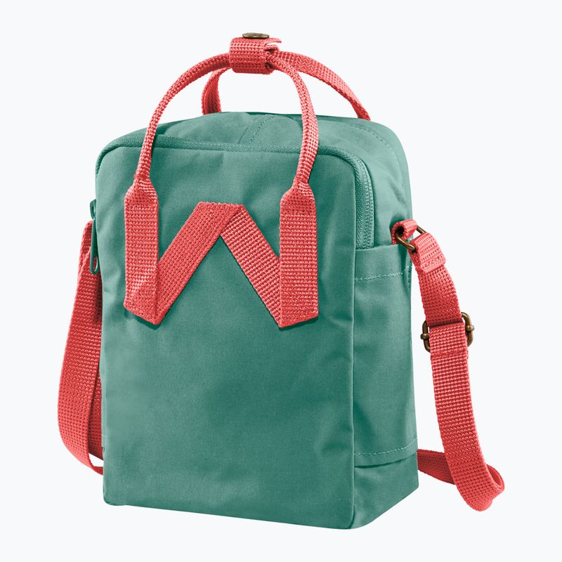 Fjällräven Kanken Sling 2.5 l frost green/peach pink 3