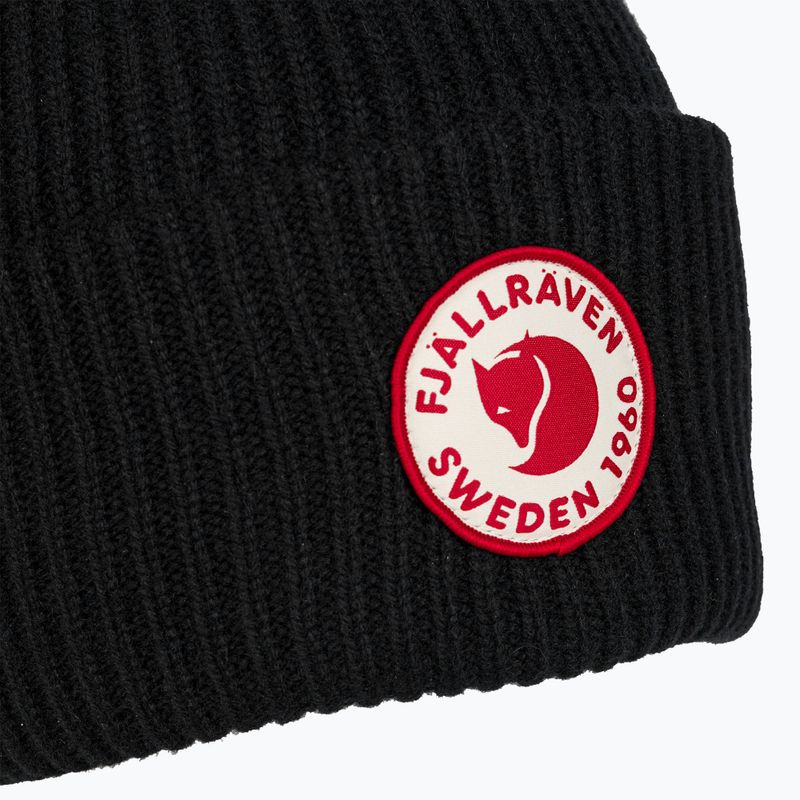 Шапка с логото на Fjällräven 1960 550 black 4