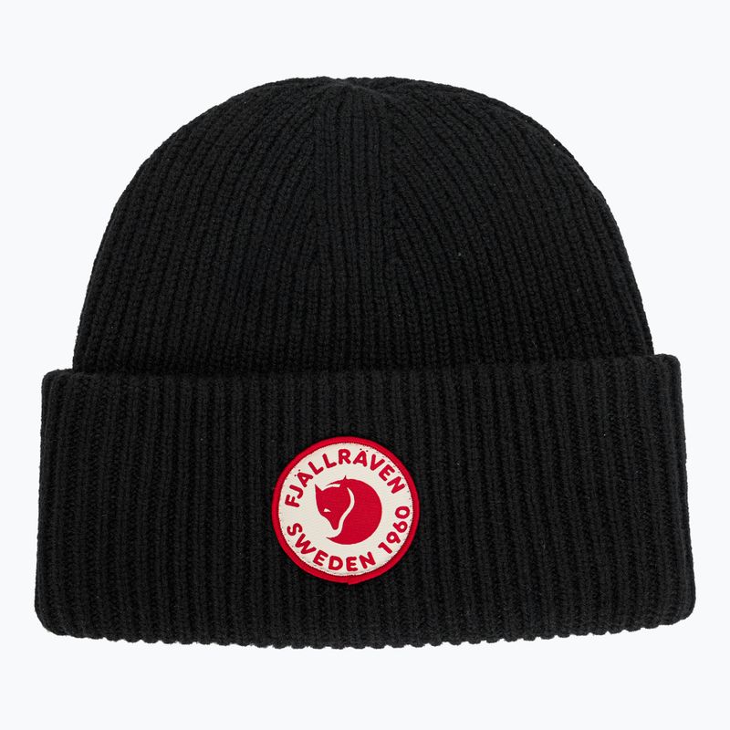 Шапка с логото на Fjällräven 1960 550 black 5