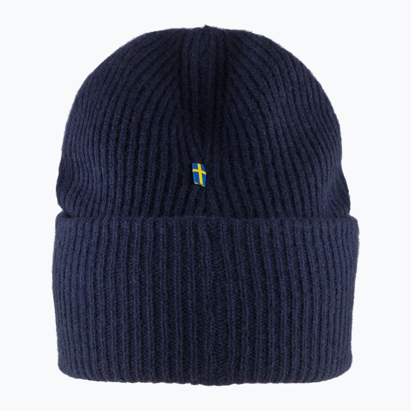 Зимна шапка Fjällräven 1960 Logo Hat dark navy 2