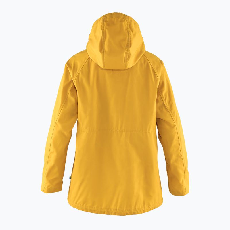 Ветрозащитно яке за жени Fjällräven Vardag Anorak горчица жълто 2