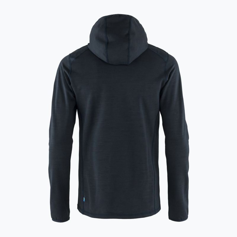 Мъжки суитшърт за трекинг Fjällräven Keb Fleece Hoodie navy blue F81878 2