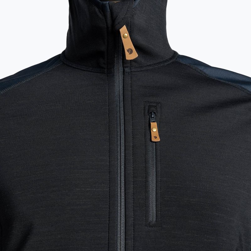 Мъжки суитшърт за трекинг Fjällräven Keb Fleece Hoodie navy blue F81878 3