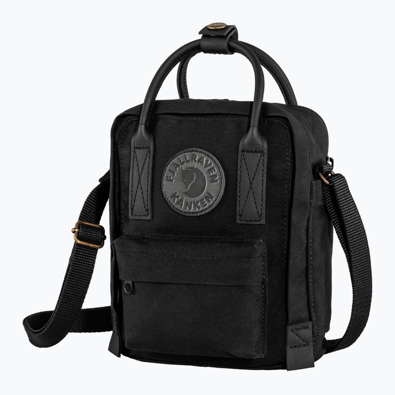 Fjällräven Kånken No. 2 Black Sling 2,5 л черен 2