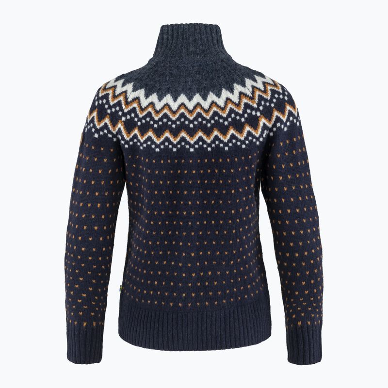 Дамски пуловер Fjällräven Övik Knit Cardigan dark navy 2