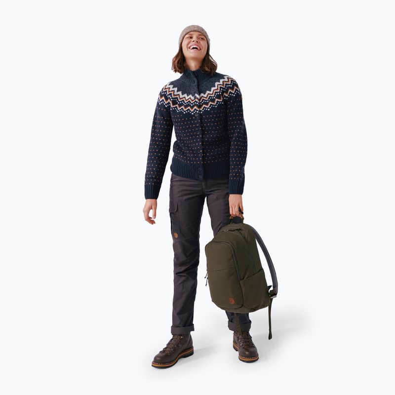 Дамски пуловер Fjällräven Övik Knit Cardigan dark navy 4