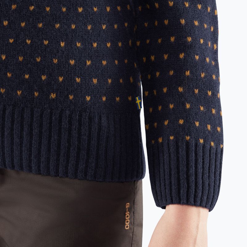 Дамски пуловер Fjällräven Övik Knit Cardigan dark navy 8