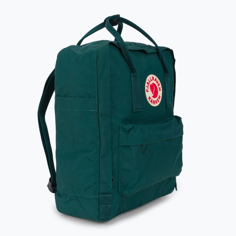 Раница Fjällräven Kanken тъмнозелена F23510 3