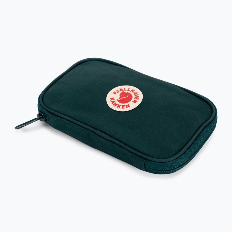 Fjällräven Kanken Travel портфейл зелен